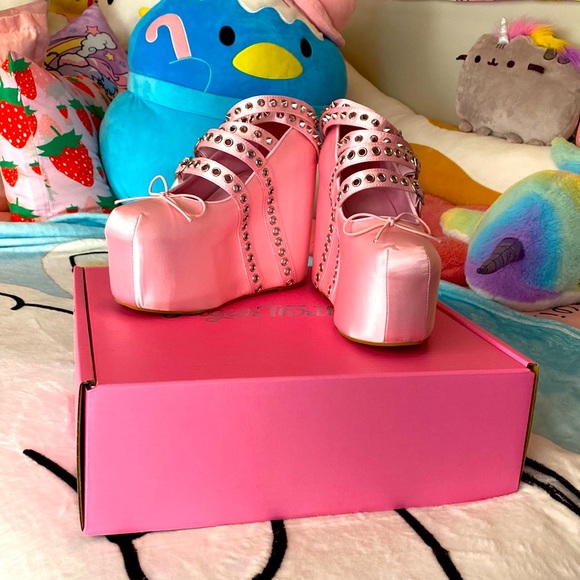 RARE!! Dolls Kill Ballet Slippers Platforms Sonata Shoes - Picture 1 of 7